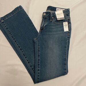 NWT GAP Low Rise Long & Lean Reissue Bootcut Classic Midwash Jeans